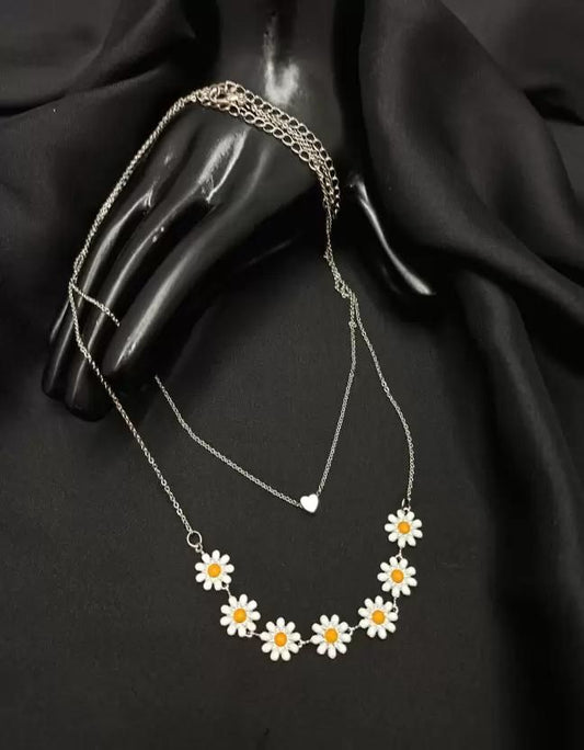 Golden Daisy Necklace