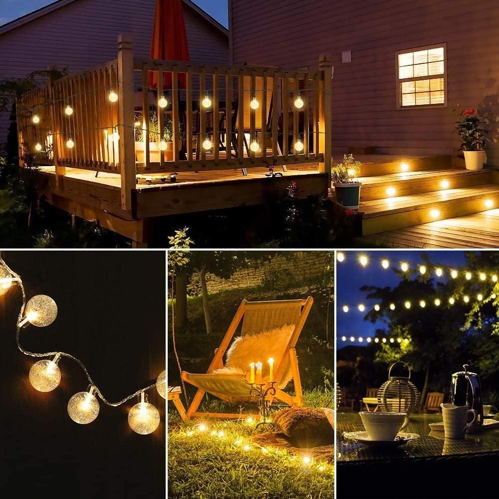 LED Crystal Balls String Light