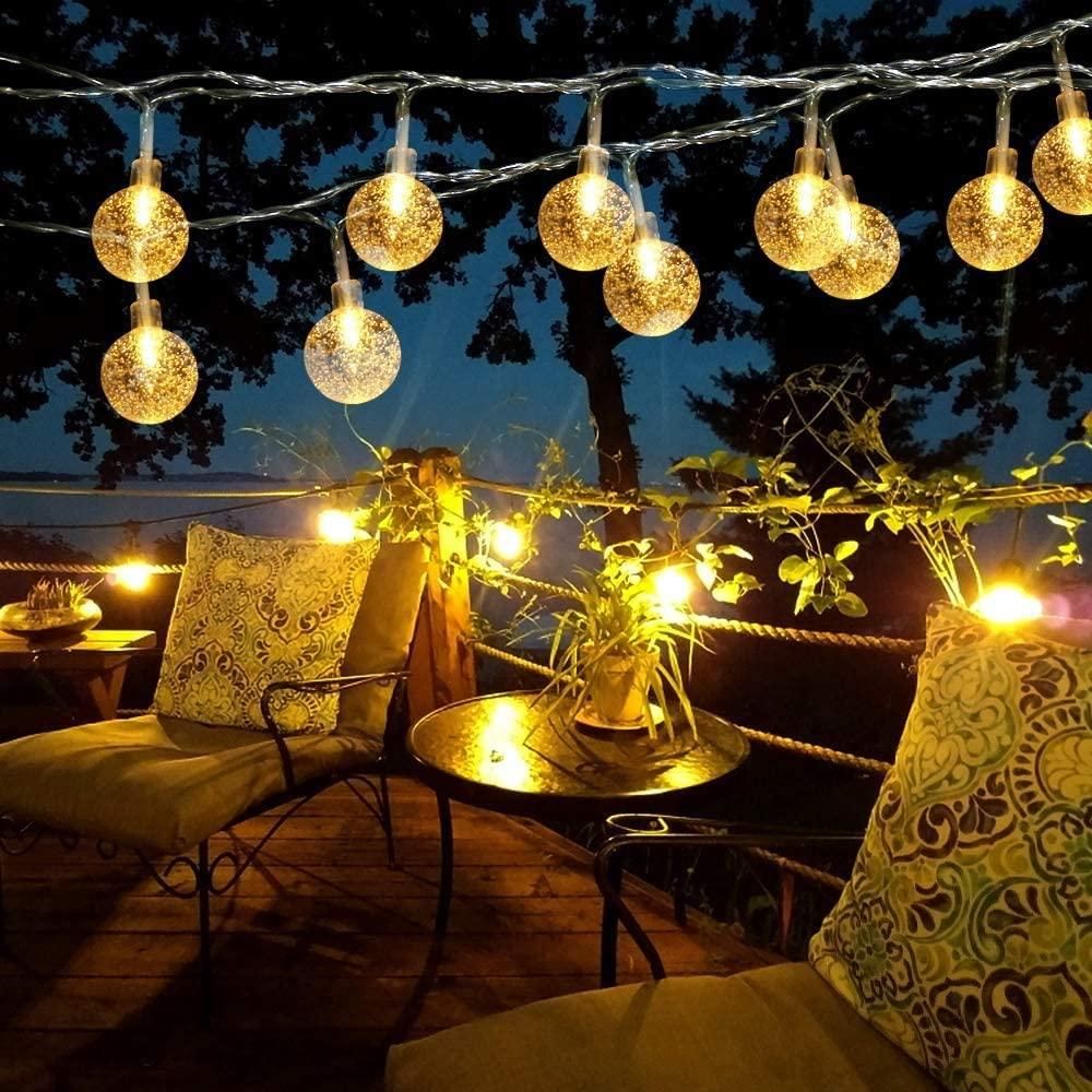 LED Crystal Balls String Light